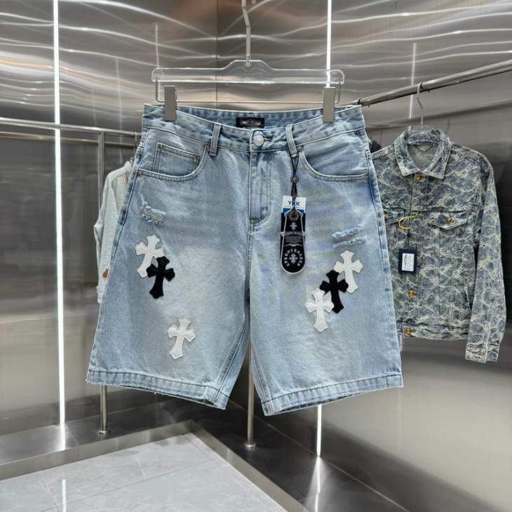 Picture of Chrome Hearts Jeans Short _SKUChromeHeartsM-2XLhgntx488820